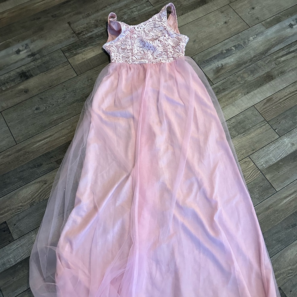 NEW - Never worn Pink full length formal dress
